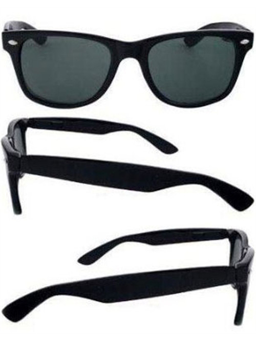 80's Classic Wayfarer Sunglasses - Dark Polarized Lenses With UV400 Protection - View #6