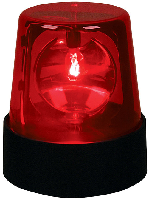 Large Red Rotating Police Beacon DJ Party Lamp