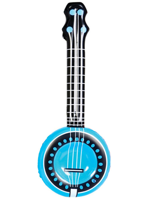 42" Blue Inflatable Banjo