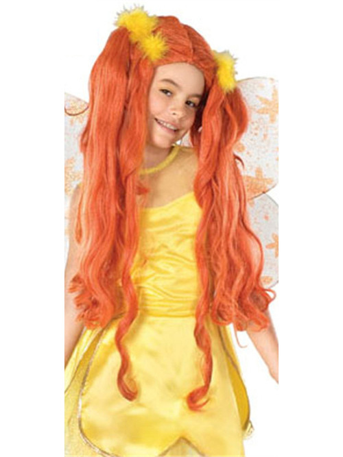 Kids Mattel Barbie Fairytopia Dahlia Costume Fairy Wig