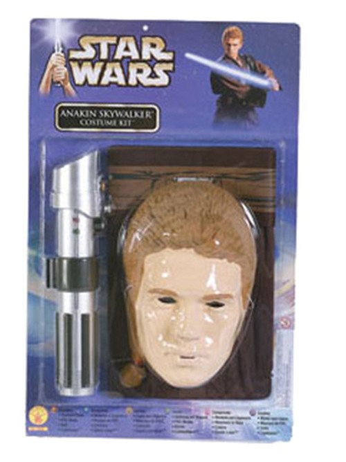 Anakin Skywalker Child's Costume Robe Mask + Lightsaber