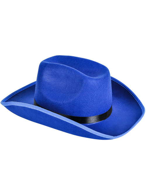 Adult's Blue Cowboy Hat