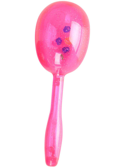 Pink Glitter Maraca Toy