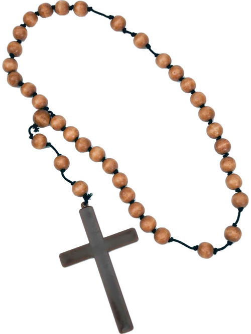Medieval Renaissance Religious Monk Cross Pendant Necklace