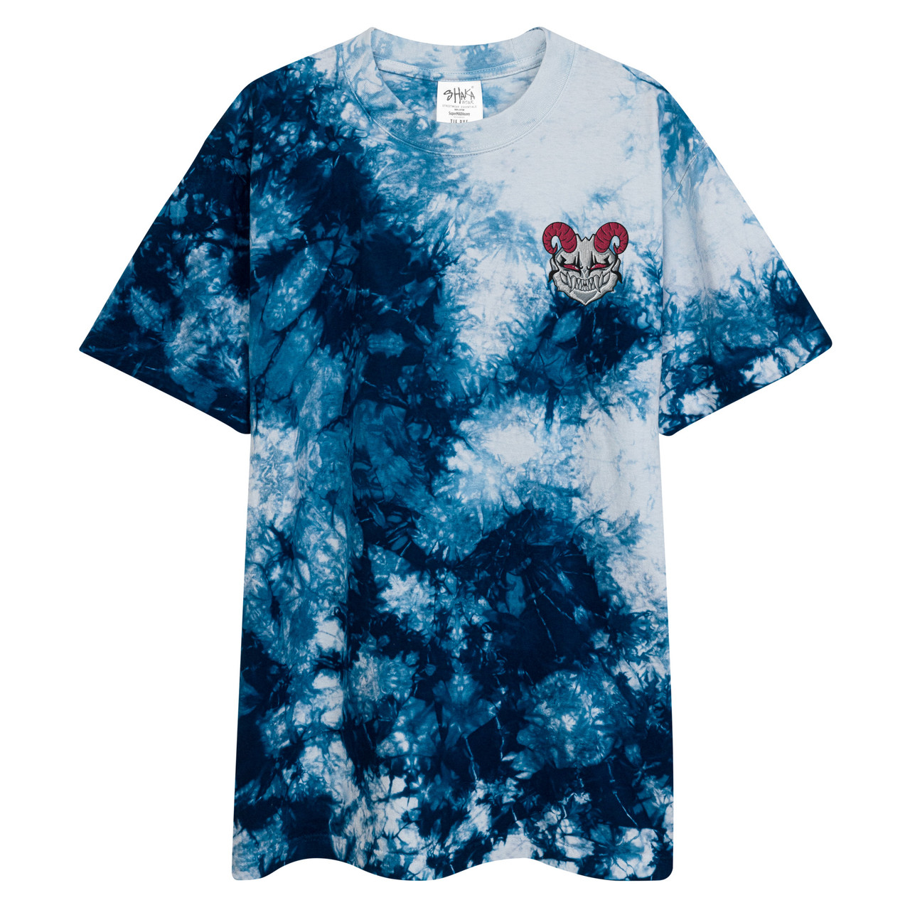 Oversized Heavyweight Tie Dye Printed T-shirt