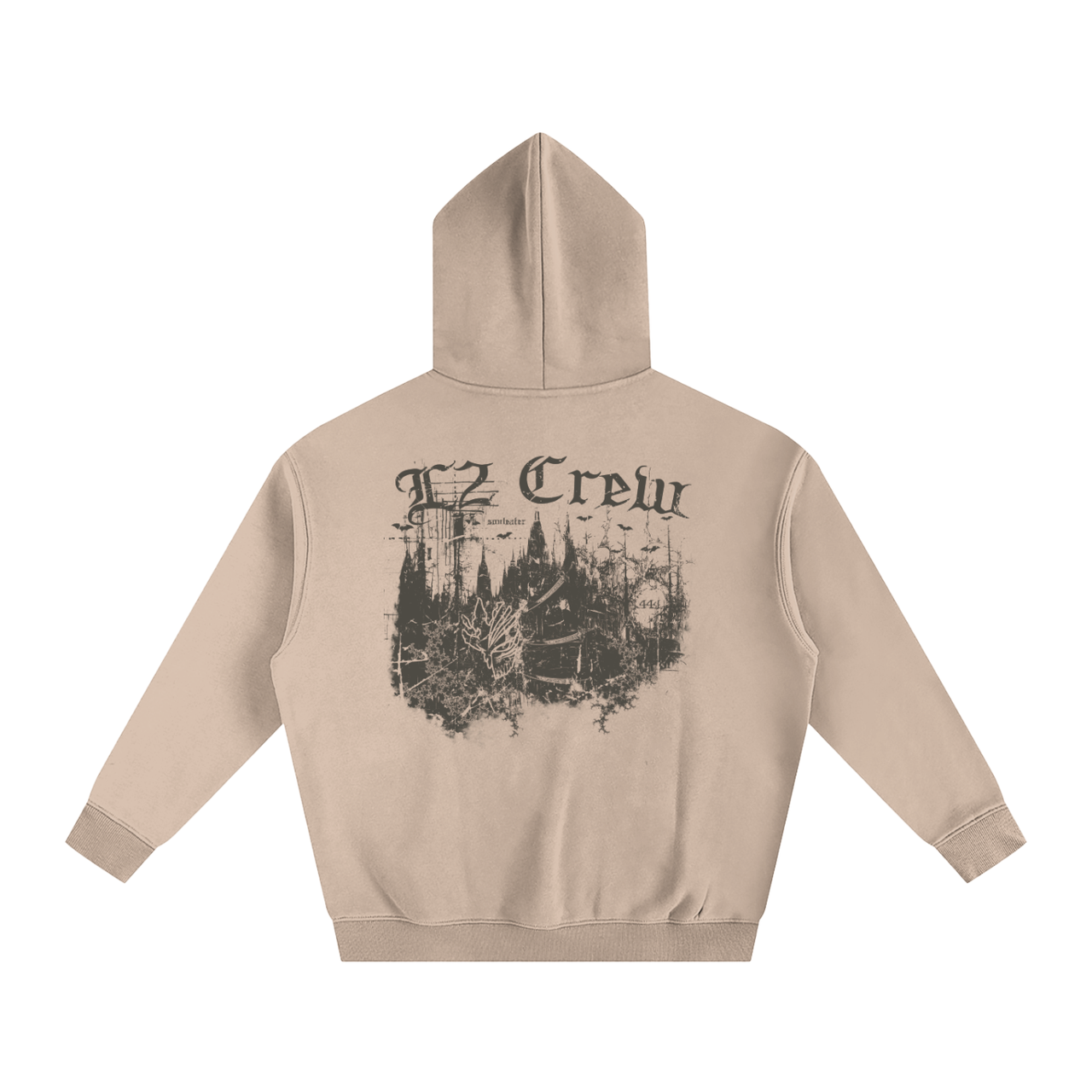Sandstone] Basic Oversized Hoodie - L2Isaac Merch Store
