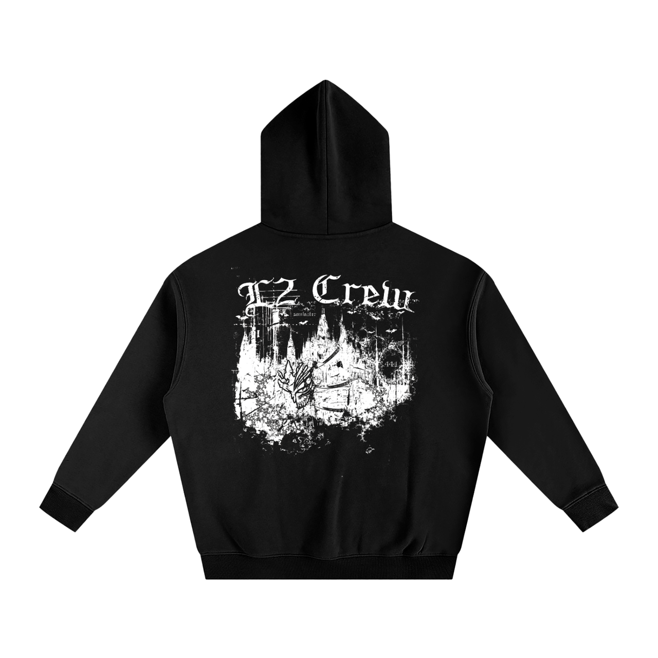 【CPGN STUDIO】DTP Lil Bear Brushed Hood Black Entire Studios Heavy Hood - Washed Black – Kith