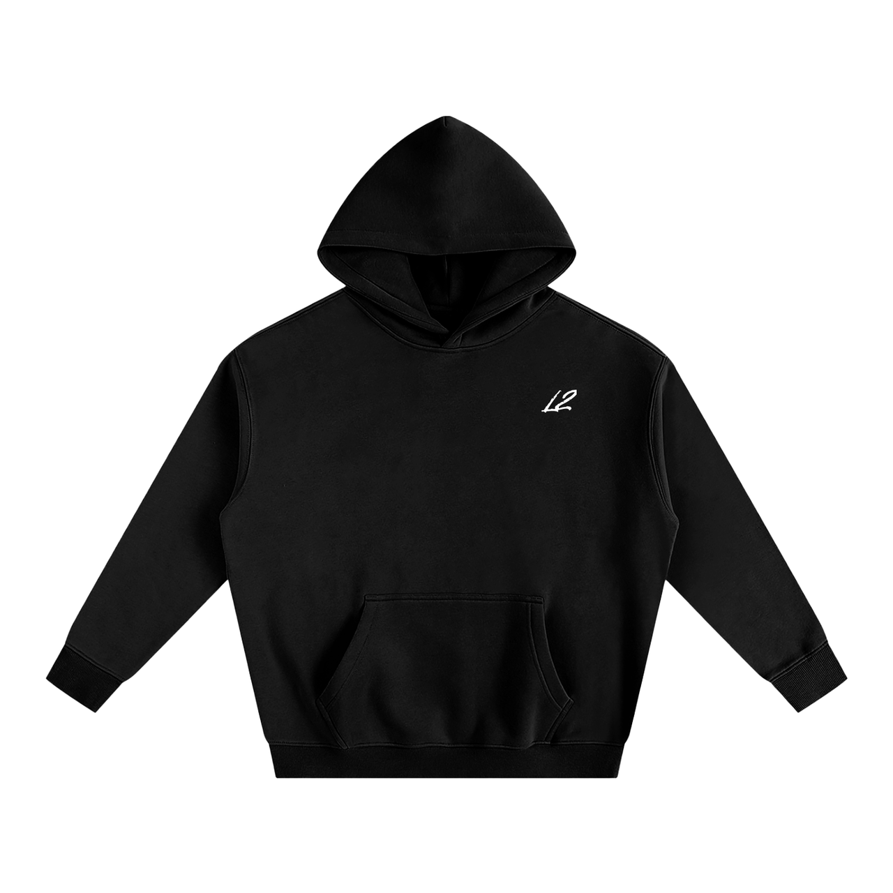 Black] Basic Oversized Hoodie - L2Isaac Merch Store