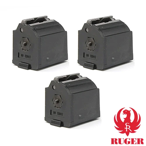 Ruger 10/22 .22 LR Rotary Magazine 3-Pack, 10 Rounds