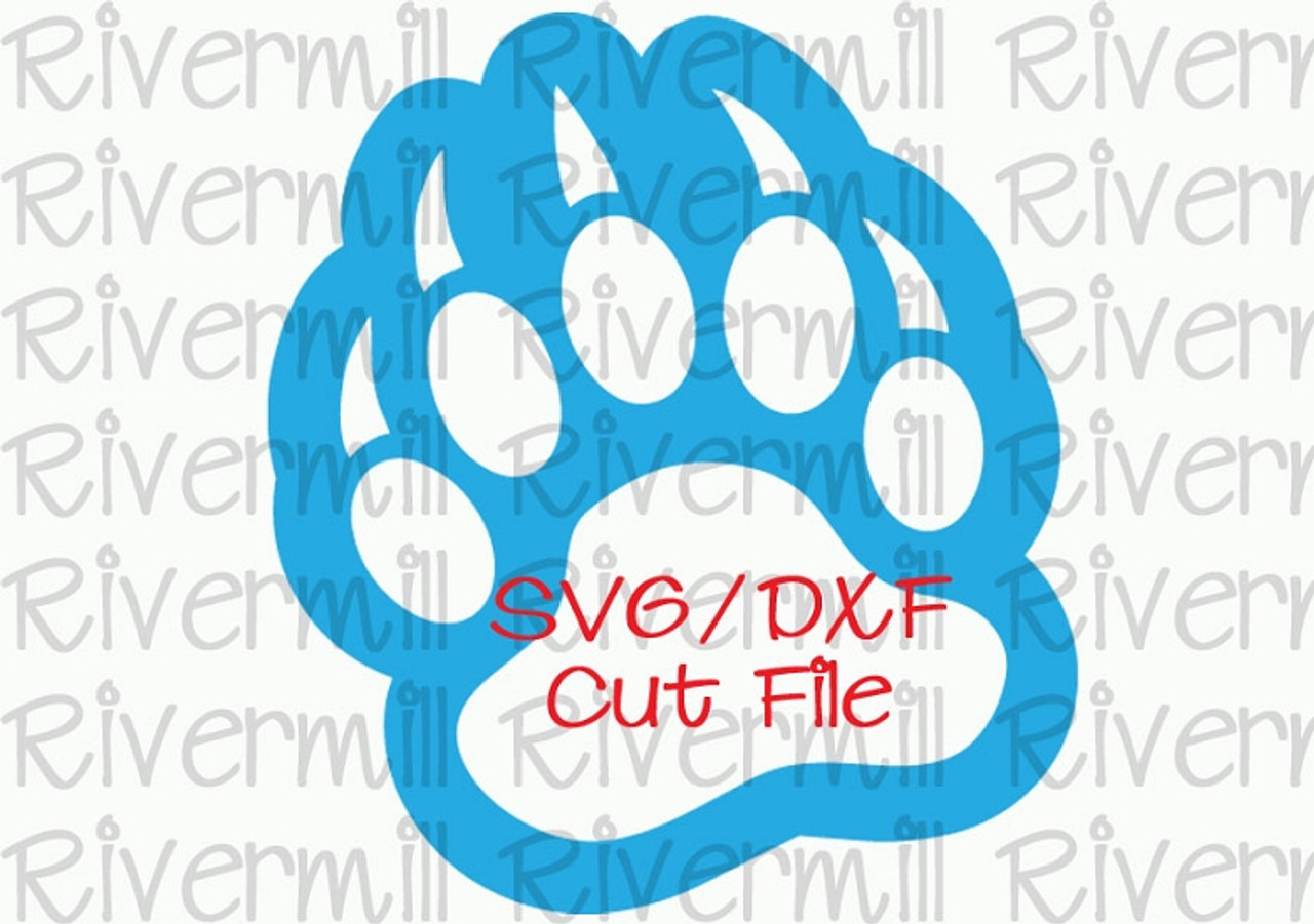 blue bear paw logo