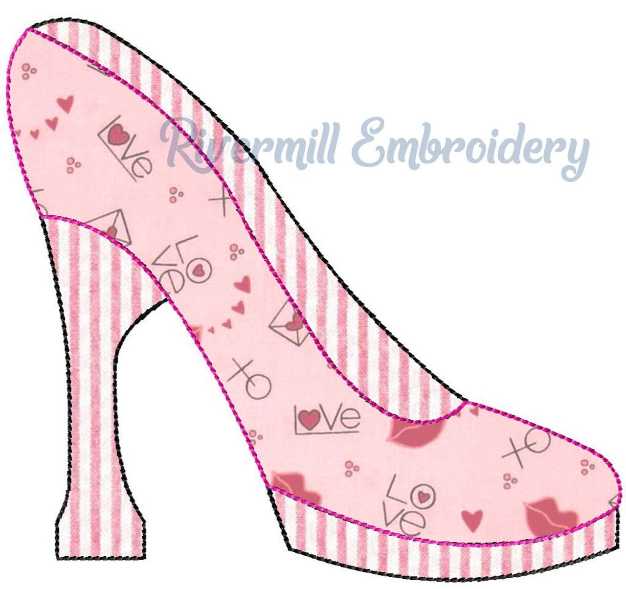 Buy Shoes Border Machine Embroidery Design Online in India - Etsy