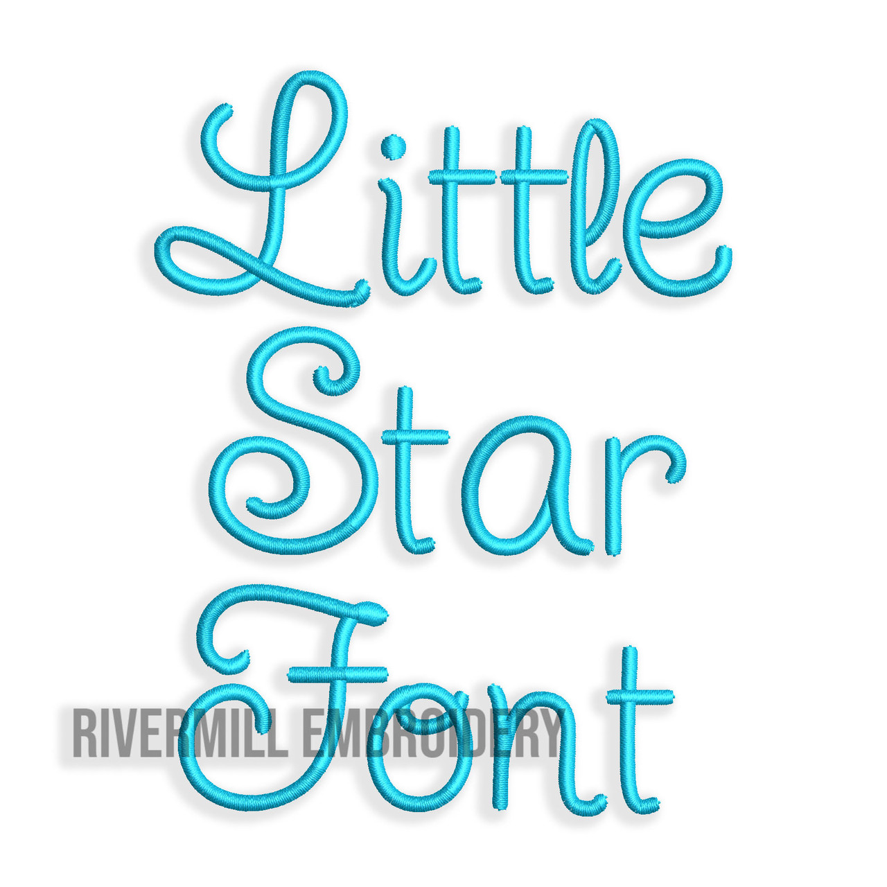 Star Font Embroidery Font