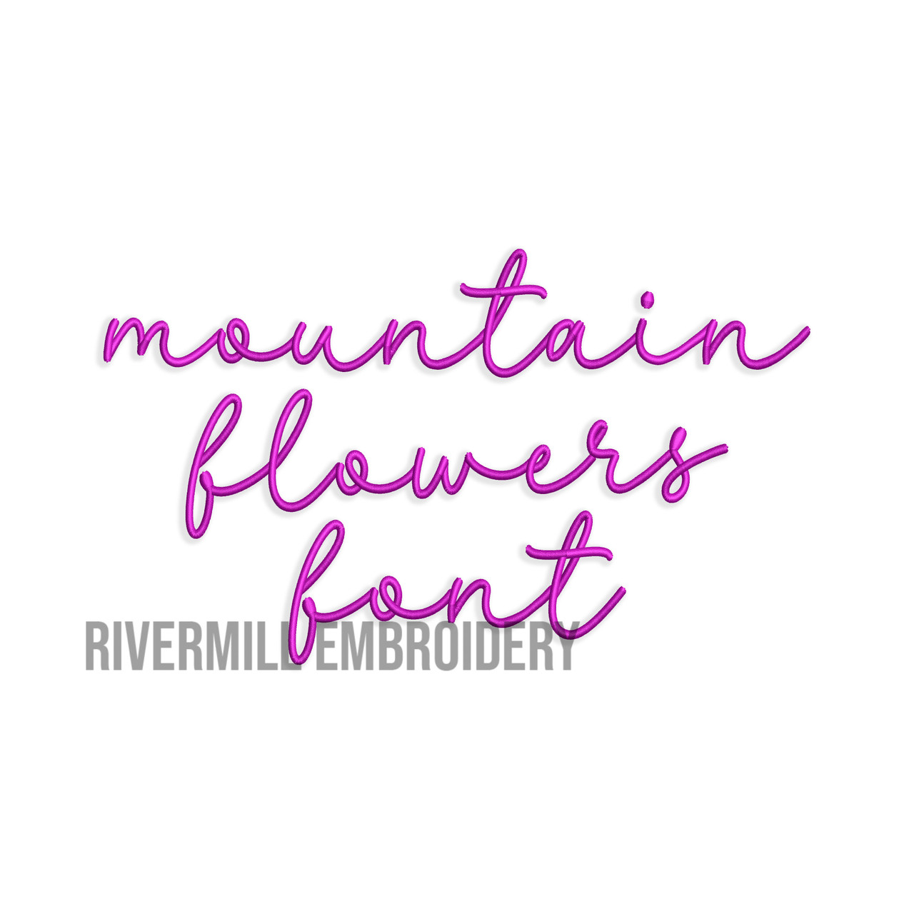 Applique Flower Machine Embroidery Design - Rivermill Embroidery