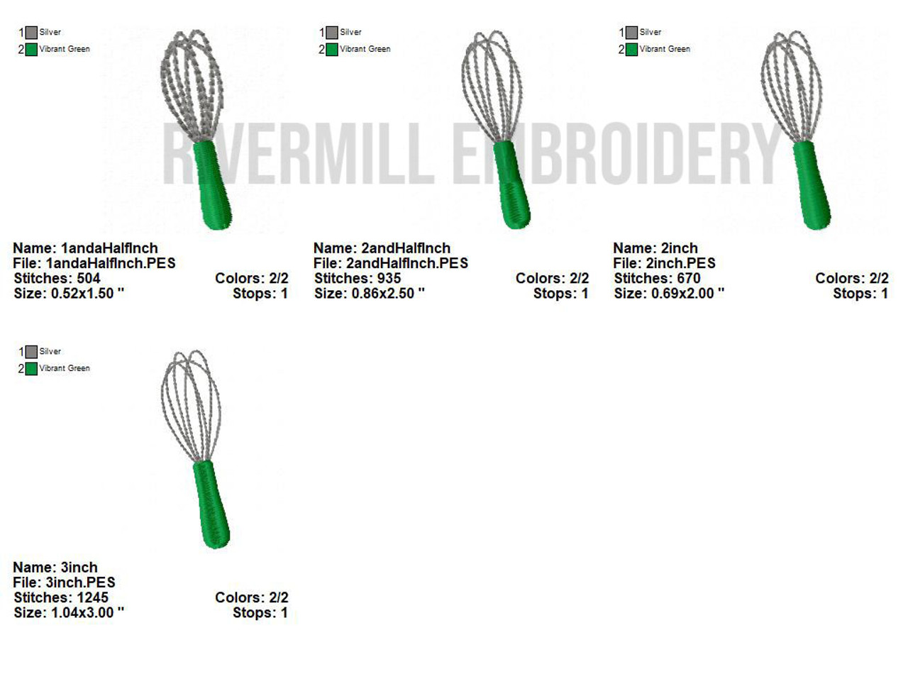 Small Whisk Machine Embroidery Design Rivermill Embroidery small-whisk-machine-embroidery-design-rivermill-embroidery