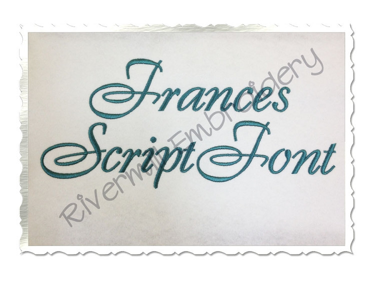 Embroidery Alphabets (By Style) - Cursive or Swirly - Page 1 ...
