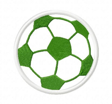 Soccer Ball Applique Machine Embroidery Design Rivermill Embroidery