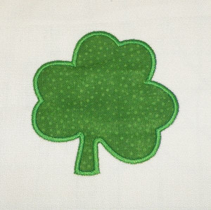 Shamrock Applique Machine Embroidery Design