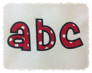 Cheri Applique Machine Embroidery Alphabet