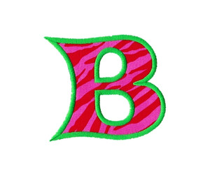 Crazy Applique Machine Embroidery Alphabet