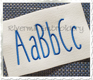 Large Cookies Machine Embroidery Font
