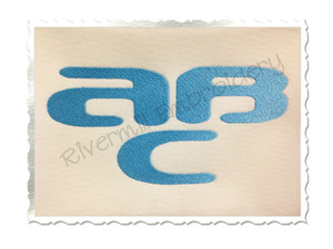 Beware Machine Embroidery Font Alphabet