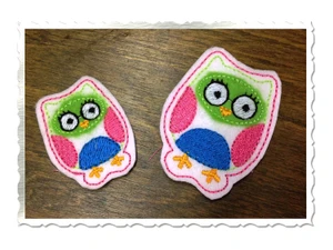 Owl Feltie Machine Embroidery Design