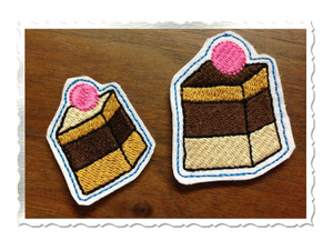Chocolate Cake Feltie Machine Embroidery Design