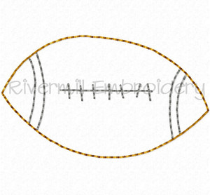 Doodle Football Machine Embroidery Design