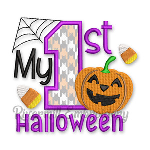 My 1st Halloween Machine Embroidery Design