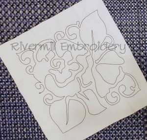 Floral Quilt Block 1 Machine Embroidery Design
