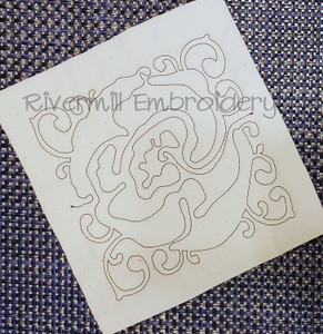Floral Quilt Block 5 Machine Embroidery Design