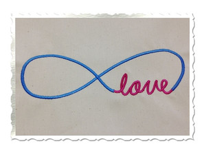 Love Infinity Machine Embroidery Design