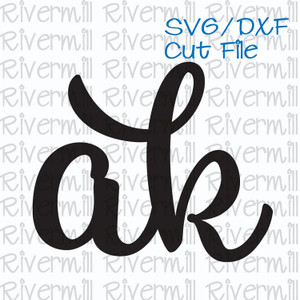 SVG DXF Alaska AK Cut File