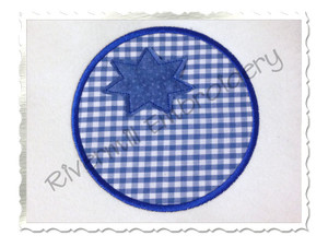 Applique Blueberry Machine Embroidery Design
