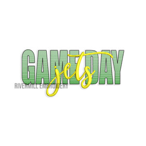 Game Day Jets Machine Embroidery Design