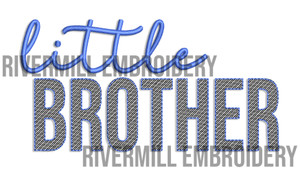 Little Brother Machine Embroidery Design