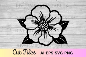 Tropical Flower SVG Cut File
