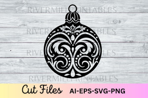 Christmas Ornament SVG EPS DXF Cut File