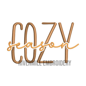 Cozy Season Machine Embroidery Design