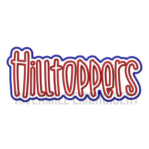 Double Applique Hilltoppers Machine Embroidery Design
