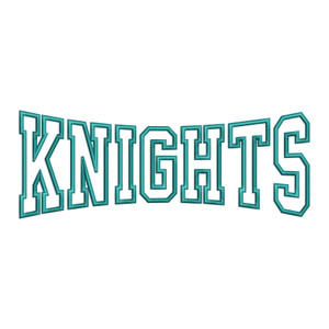Knights Applique Machine Embroidery Design