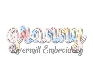 Raggy Applique Granny Machine Embroidery Design