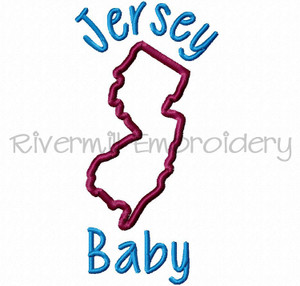 Applique Jersey Baby Machine Embroidery Design
