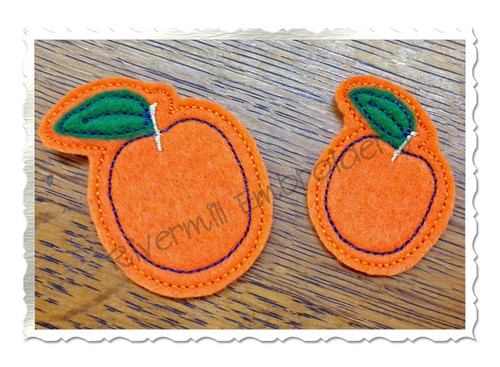 Orange Feltie Machine Embroidery Design