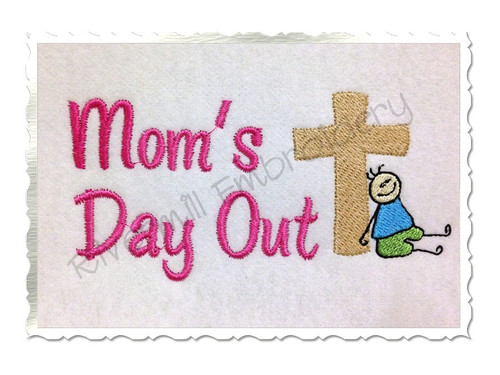 Mom's Day Out Machine Embroidery Design
