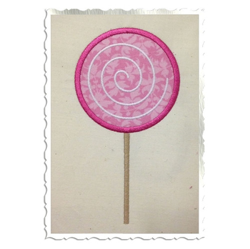 Lollipop Applique Machine Embroidery Design