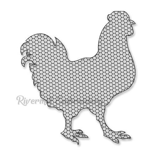 Chicken Machine Embroidery Design #2