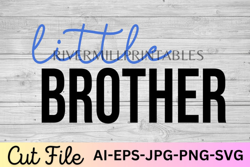 Little Brother SVG AI EPS Cut File