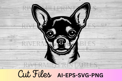 Chihuahua Dog SVG Cut File