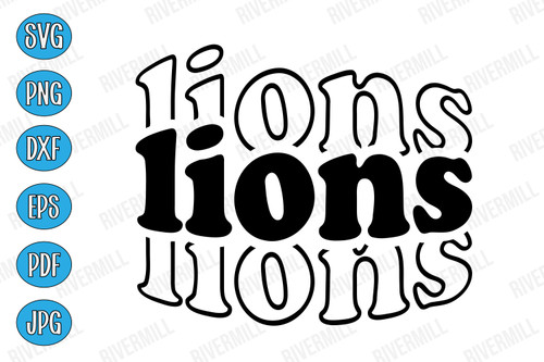 Lions SVG PNG EPS DXF PDF JPG